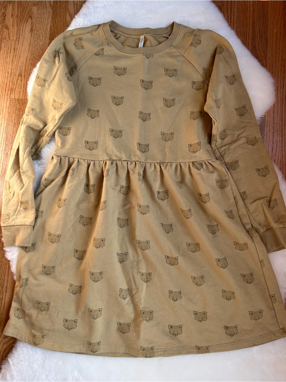 Rylee & Cru fox sweatshirt dress 10/12